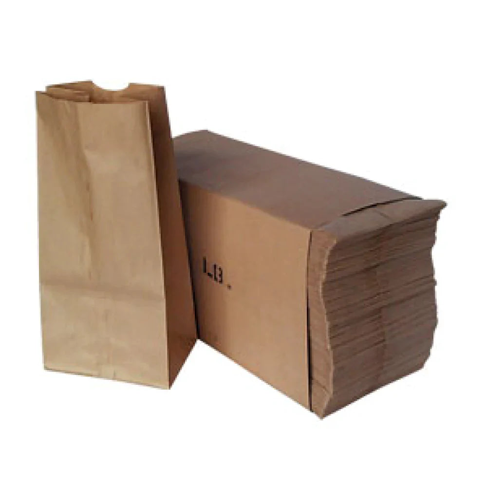 Brown Paper Bag 500 ct Bundle #8 (6" x 4" x 12.5") - Case - 500 Units