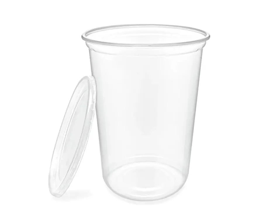 Champs Clear Deli Container and Lid Combo Microwavable 250 Sets 32 oz - Case - 500 Units