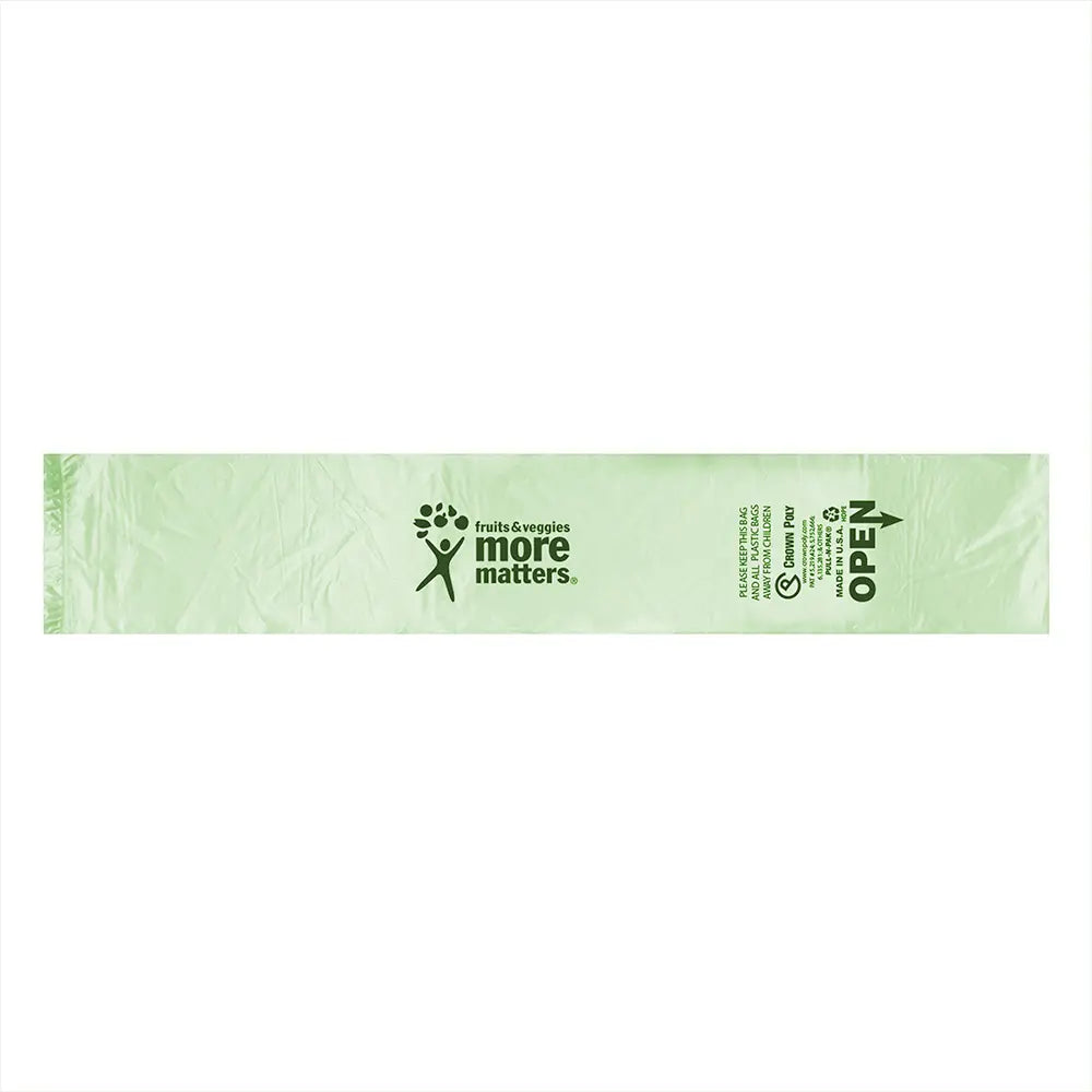 Produce Bag Green PNP Hi- Dens Econ 6 mic 14" x 18" - Case - 3000 Units