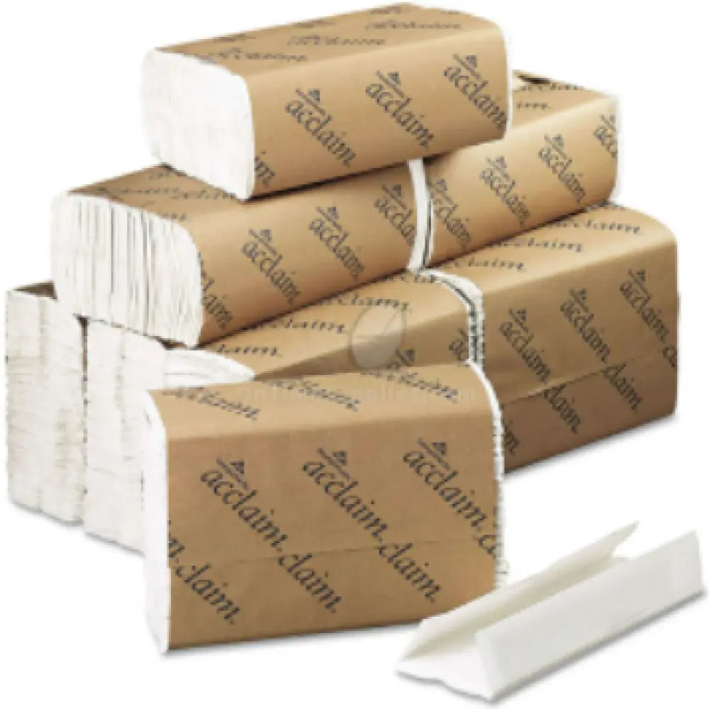 Single Fold Paper Towel White 4000 ct 8.2" x 9" - Case - 1 Units