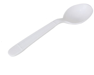 Soup Spoon Plastic Heavy Duty (20 x 50 ct) 6.25", lrg - Case - 20 Units