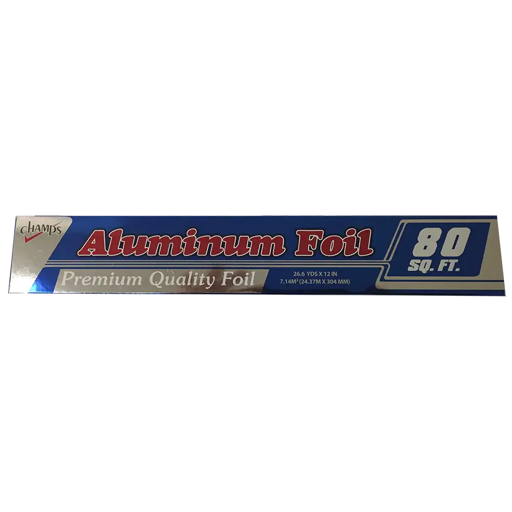 Champs Aluminum Foil 12" 80 ft - Case - 24 Units