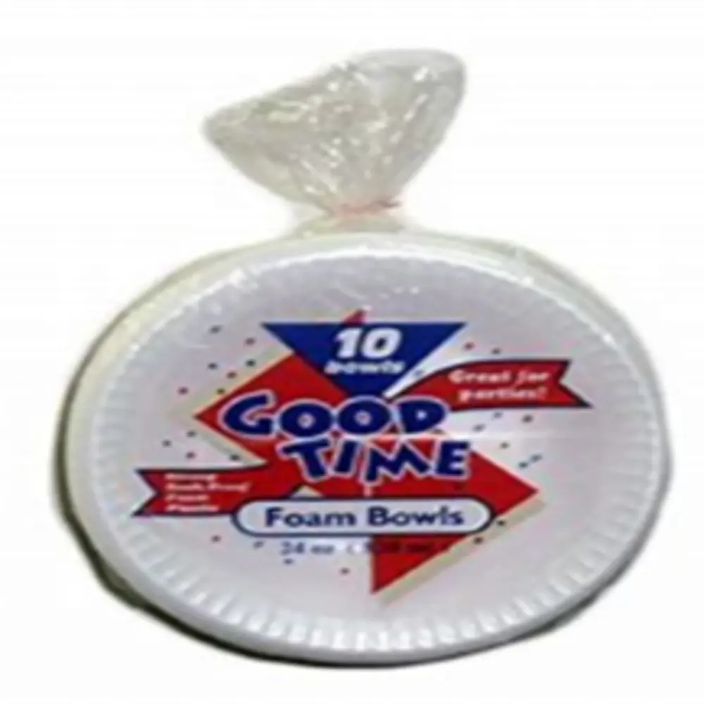 Good Time Foam Bowls 10 ct 30 oz - Case - 30 Units