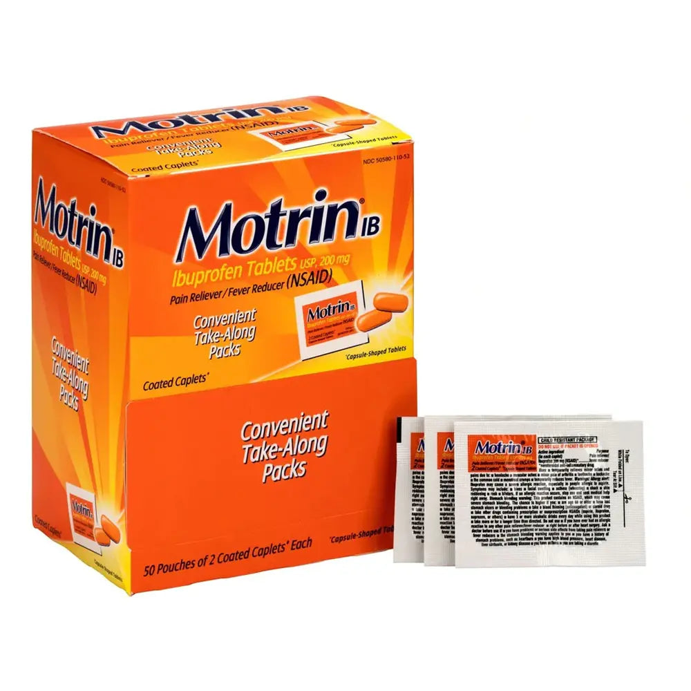 Motrin Dispenser 2 ct - Case - 25 Units