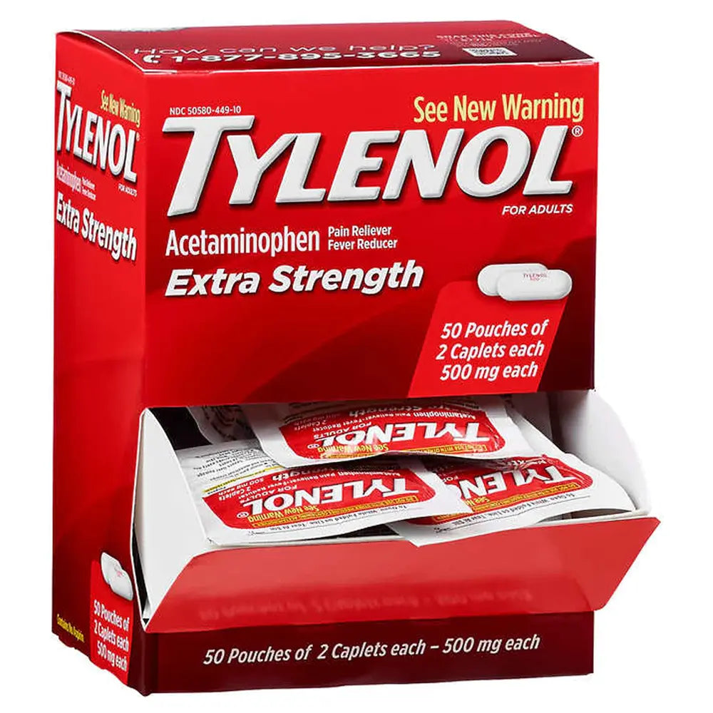 Tylenol X-strenght Dispenser 2 ct - Case - 25 Units