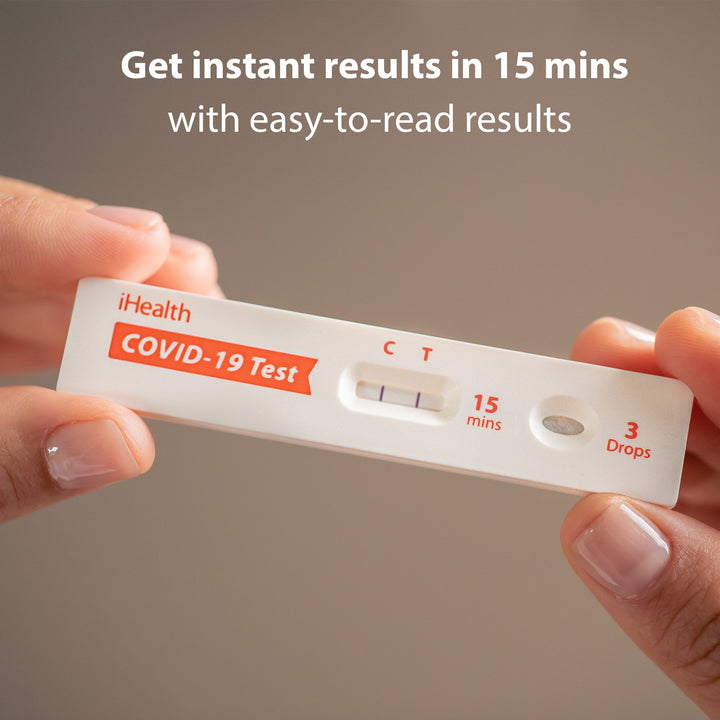 Expiring Soon - IHealth OTC Self Administered Home COVID-19 Rapid Antigen Test Case of 90 Packs