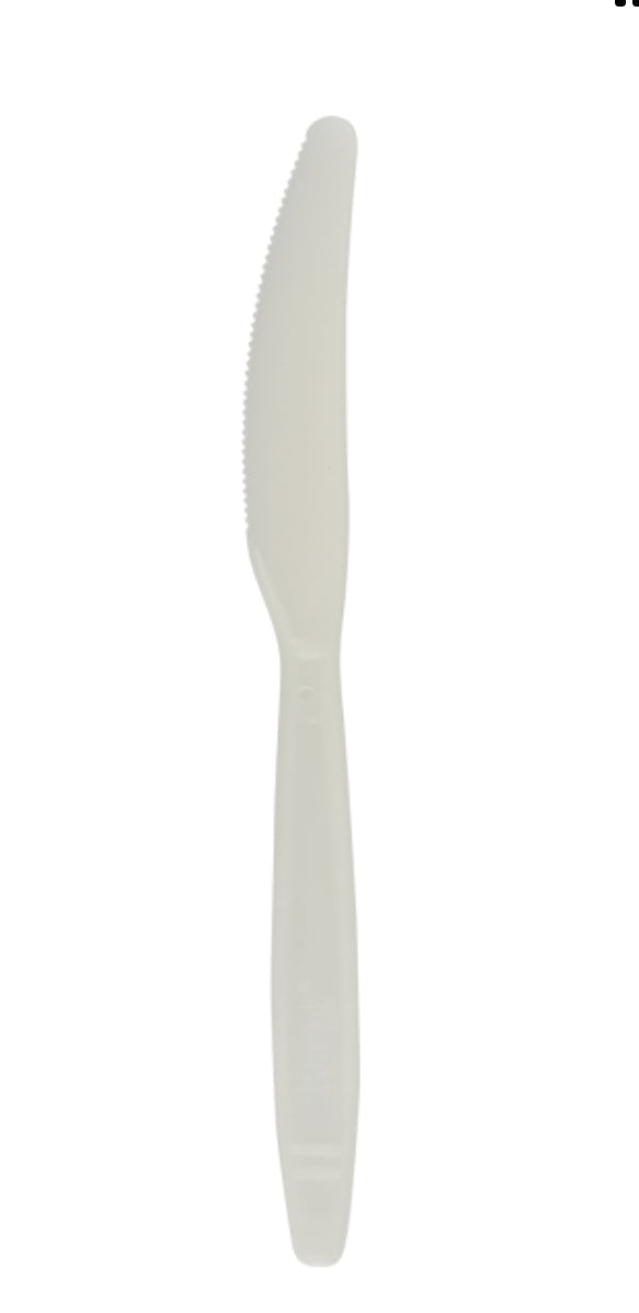 Bio-based Knives, Heavy Weight, Natural-1000 Pcs