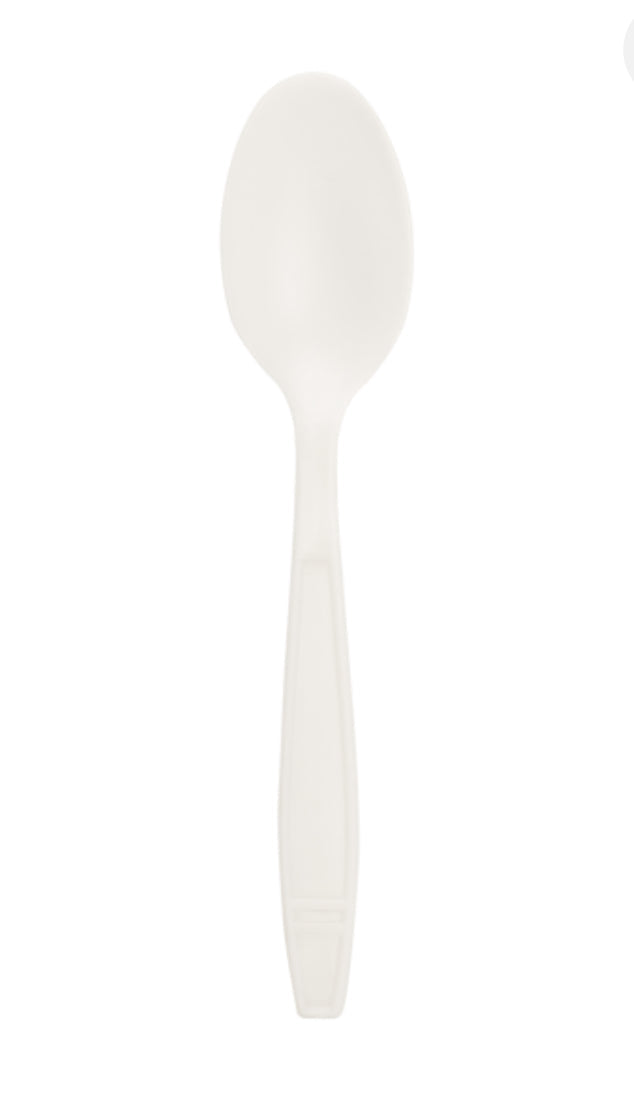 Bio-based Teaspoon, Heavy Weight, Natural-1000 Pcs