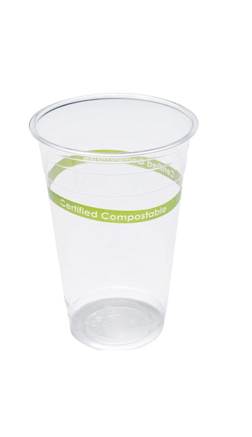 Cups for Cold Beverages, 16oz, PLA - 1,000 pcs