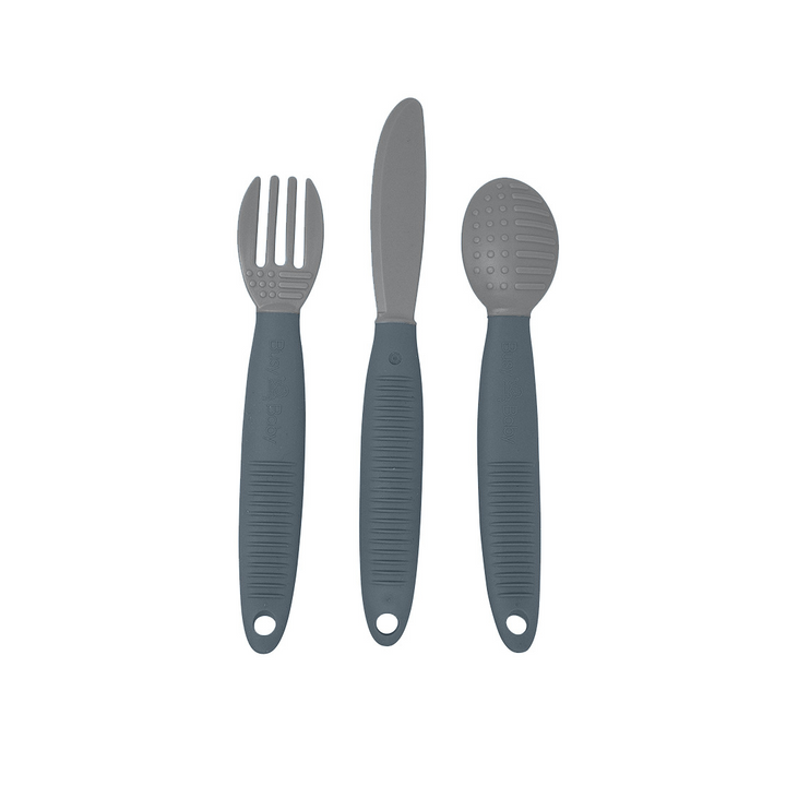 Utensilios de comer bebés ocupados
