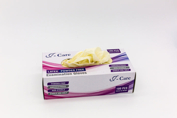 Guantes de examen de látex j-cuidado