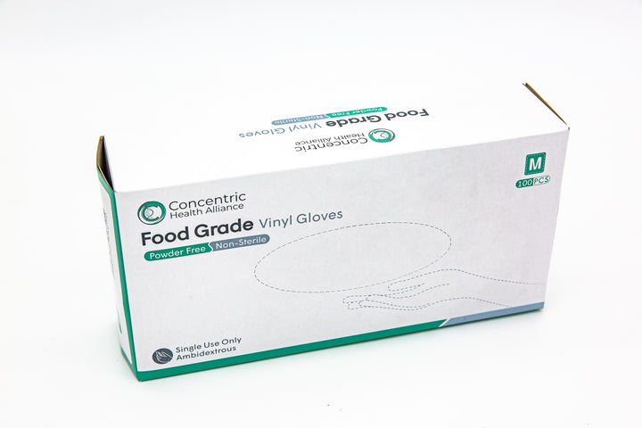 Guantes de vinilo para uso general o de grado alimenticio