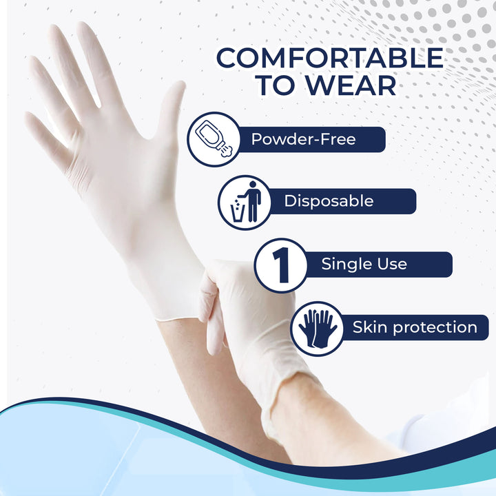 Guantes de uso general de látex de Cha Premier - 5 mil