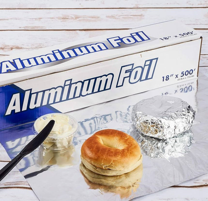 Aluminum Foil Roll, Standard Weight, 18" x 500', 1 Roll