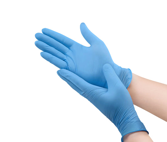 CHA Nitrile Essential Exam Gloves - Blue