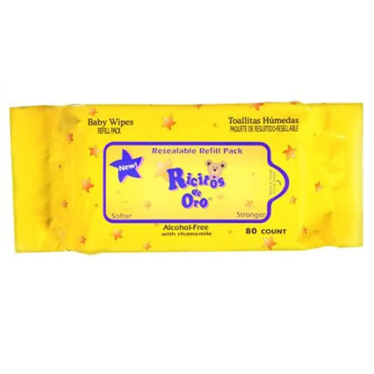 Ricitos De Oro Baby Wipes 80 ct - Case - 24 Units