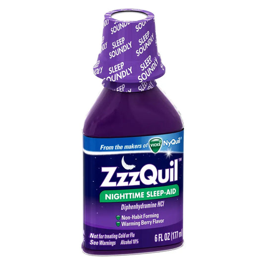 Zzzquil Nightime Sleep Aid 6 oz - Case - 6 Units