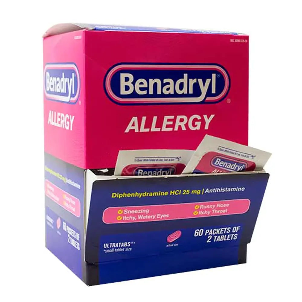 Benadryl allergy dispenser 2 ct - Case - 25 Units