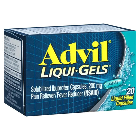 Advil Liquid Gel 20 ct - Case - 6 Units