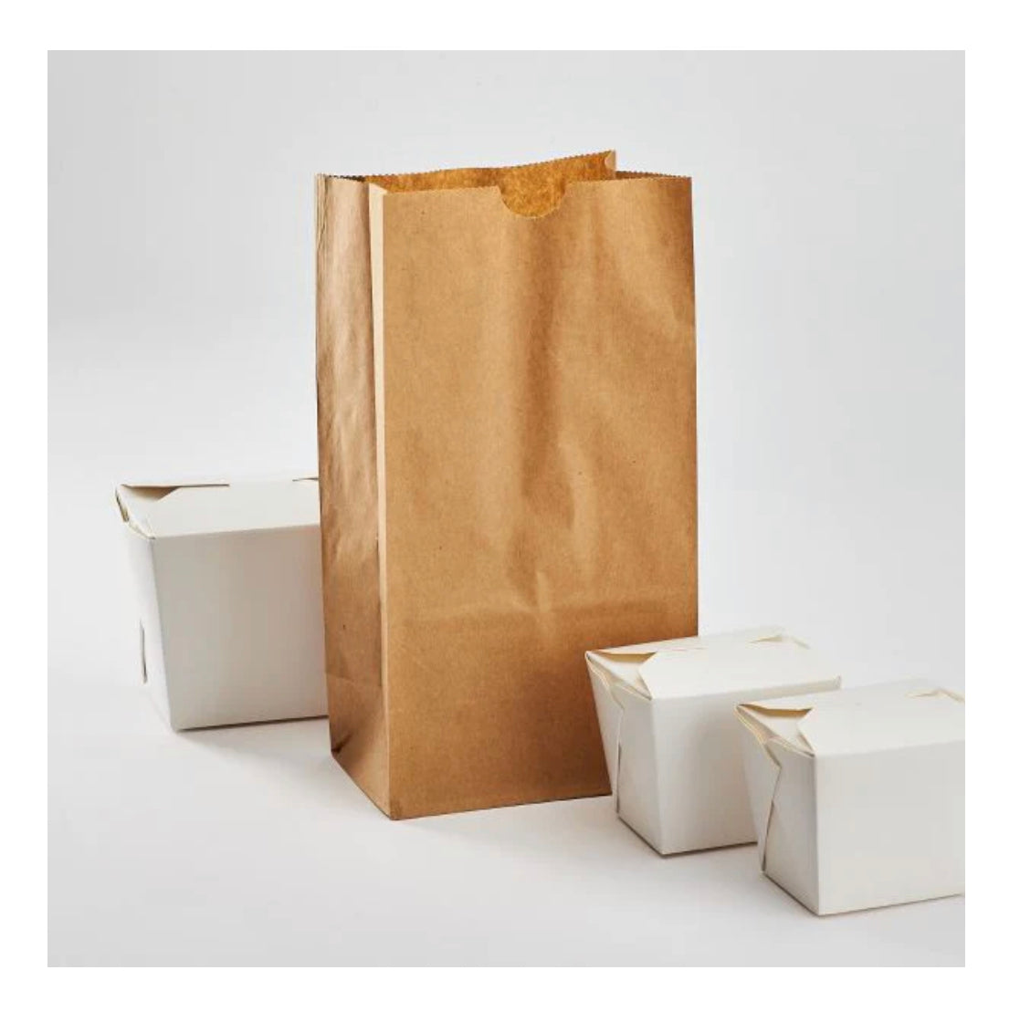 Paper Bag, 4 lb, Kraft - 2,000 pcs