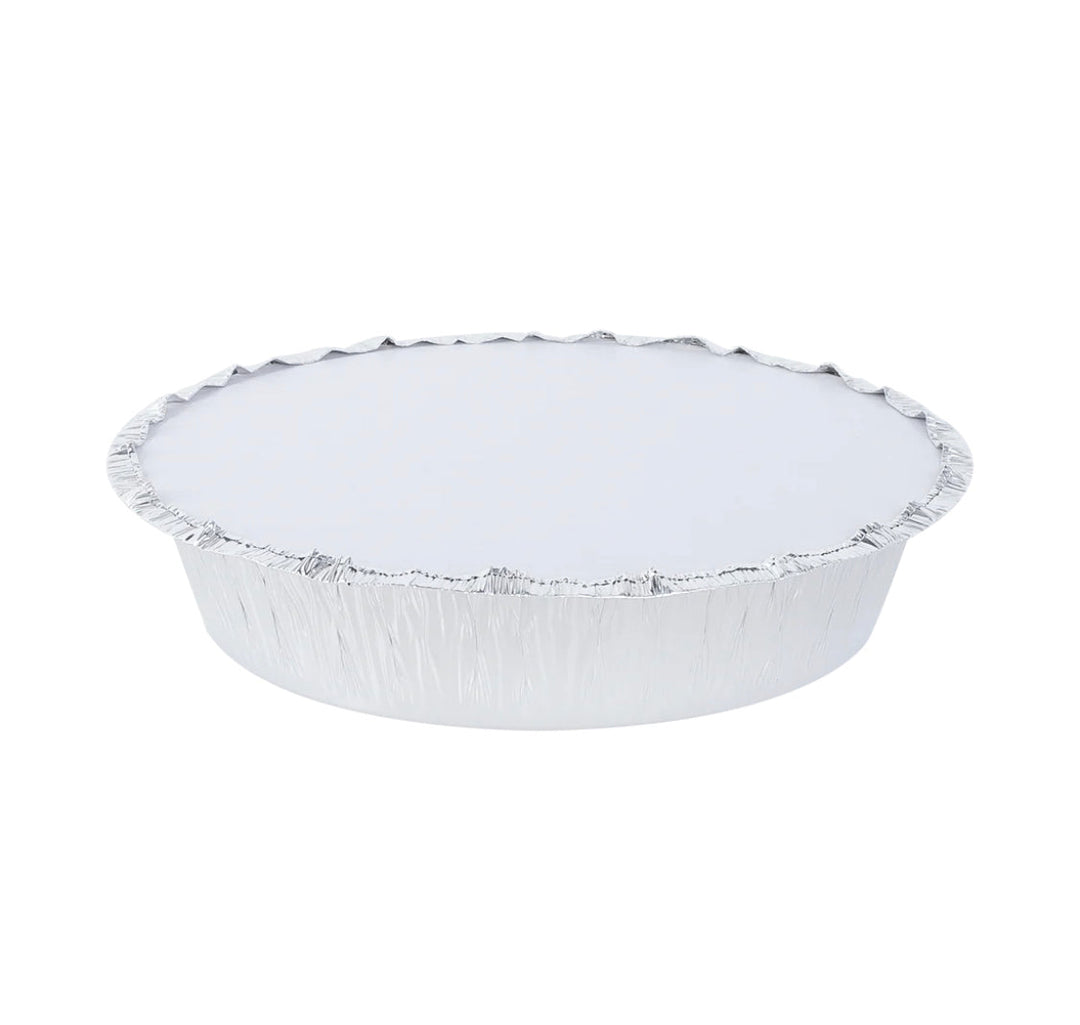 8" Foil Laminated Paper Board Lids for Foil Containers - 500 pcs