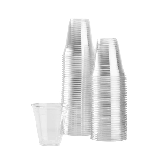 Cups for Cold Beverages, 16oz, 3.8", PET Plastic - 1,000 pcs