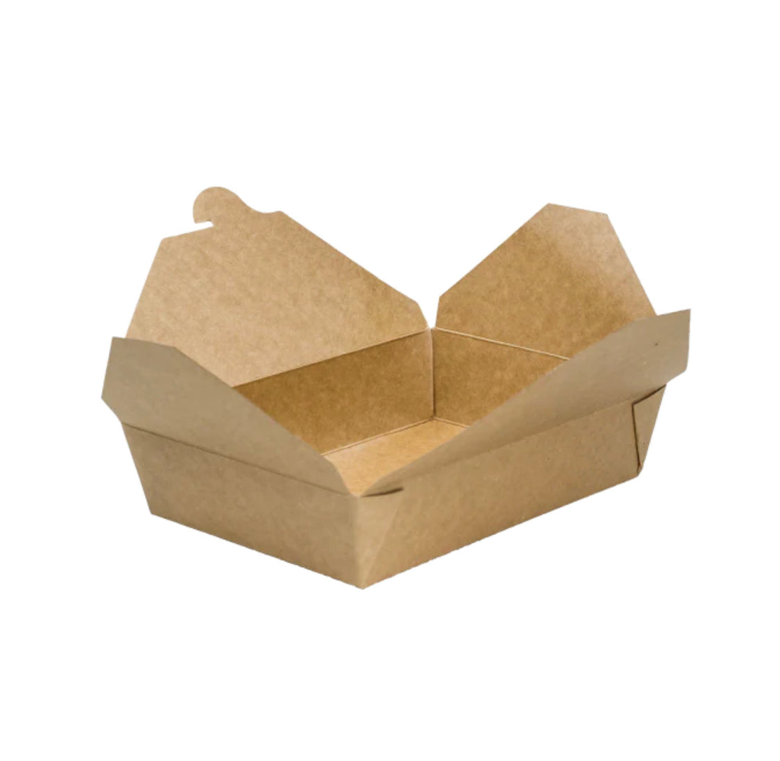 Fold-To-Go Boxes #2, 54 fl oz,  Kraft - 200 pcs