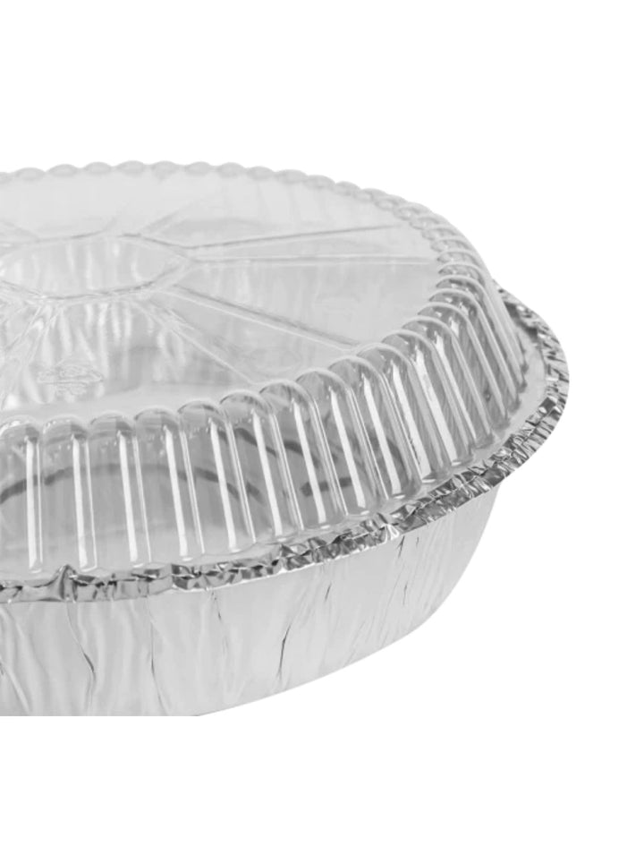Dome Lids for Foil Containers, 9" , OPS - 500 pcs