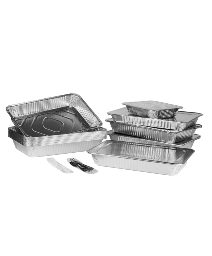 Foil Lid for Half Size Aluminum Foil Steam Table Pan - 100 pcs