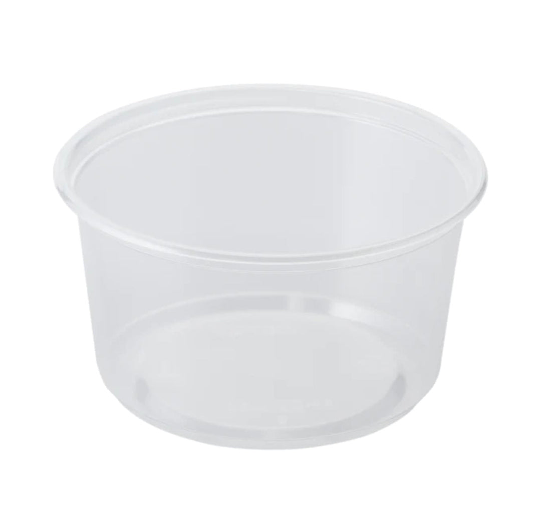 Recipientes de delicatessen livianos a granel, 12 oz, PP Plastic - 500 PCS