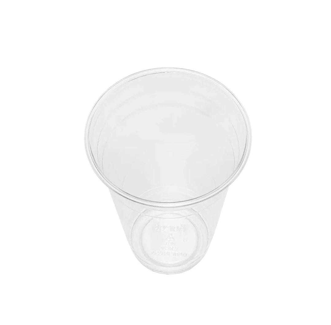 Cups for Cold Beverages, 20oz, 3.8", PET Plastic - 1,000 pcs