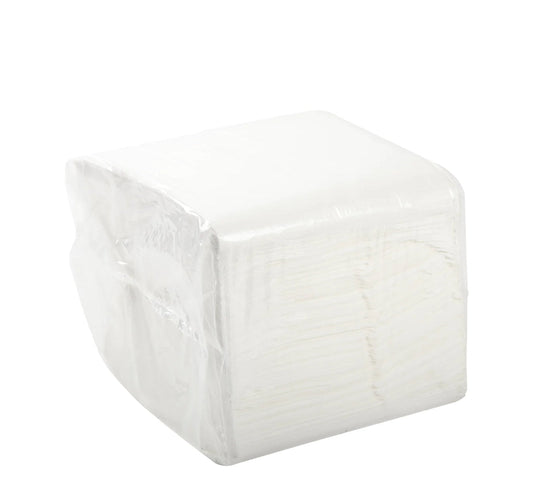 Napkin for Dinner, 1 Ply, 16.5" x 16.5", 1/4 Fold, White - 4,000 pcs