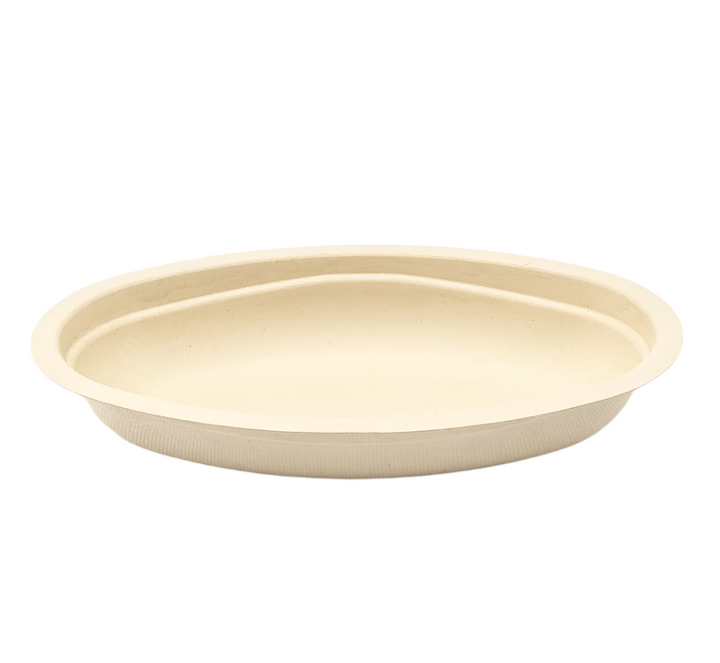 Bagasse Burrito Bowl 28oz, Natural PFAS Free - 300 pcs