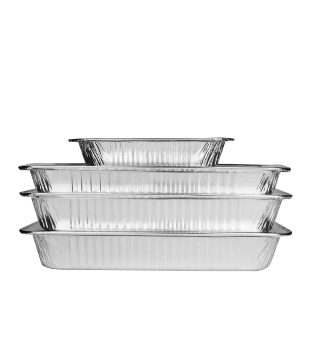 Aluminum Foil Steam Table Pan, Half Size, Deep, Standard, 12.68" x 10.32" x 2.36" - 100 pcs