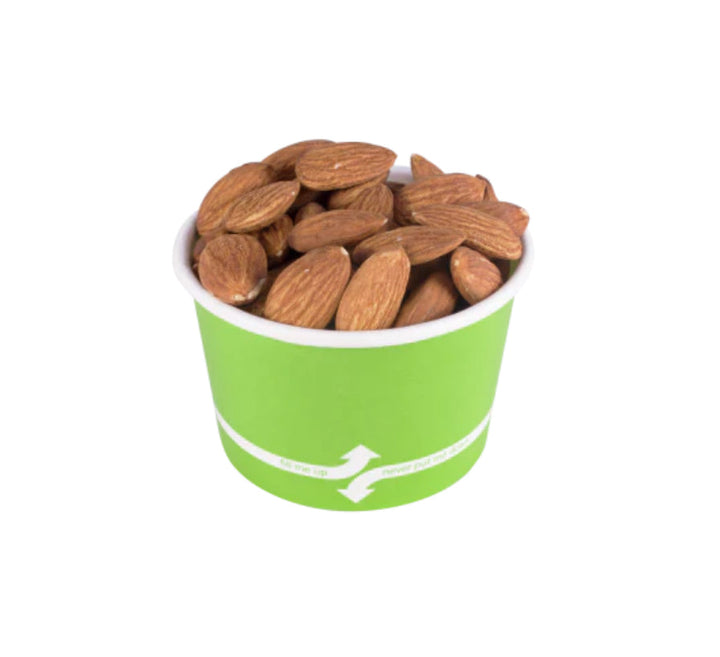 4oz Double Poly Paper Food Cups (76mm), Green - 1,000 pcs