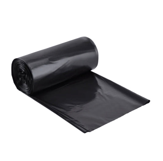 Trash Can Liner, 33-39 Gallon, 1.2 Mil, (33" x 39"), Low Density - (100 liners per case)