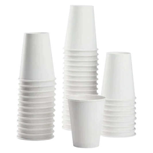 Cups for Hot Beverages, 16oz , 3.5", White, Paper - 1000 Pcs