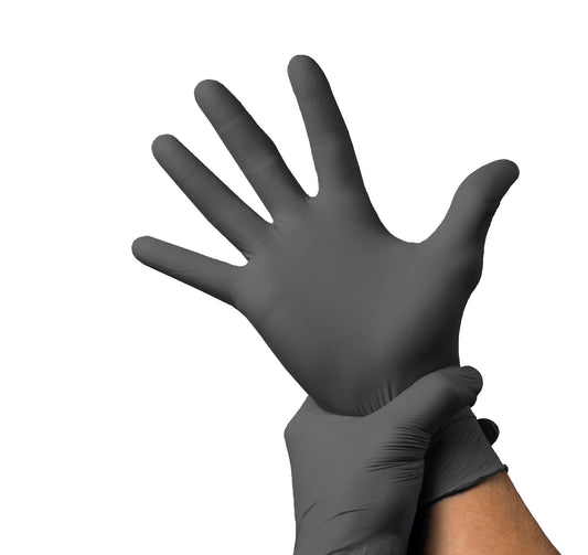 CHA Nitrile Essential Exam Gloves - Black