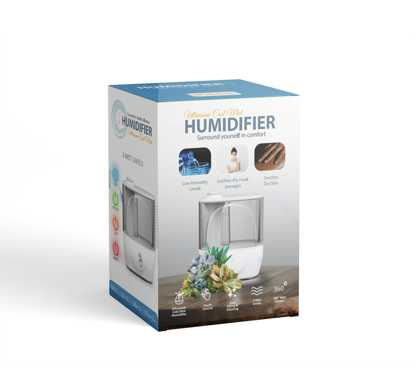 CHA Ultrasonic Cool Mist Humidifier
