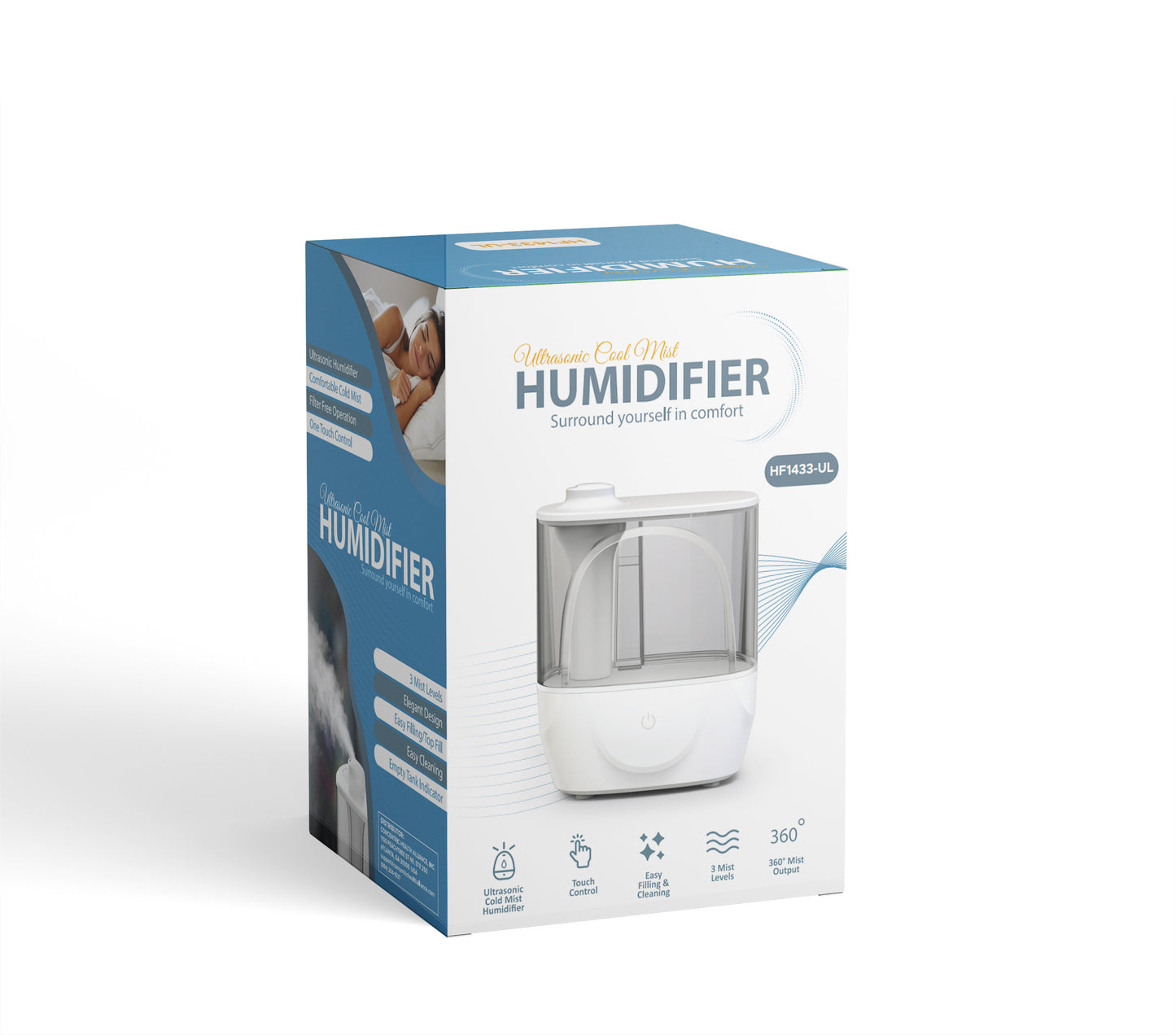 CHA Ultrasonic Cool Mist Humidifier