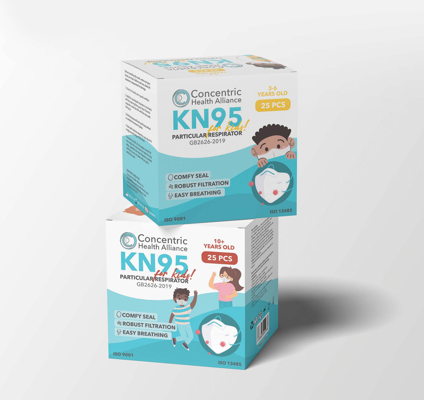Kids' KN95 Respirator | Case of 2000