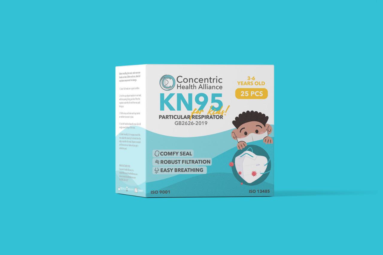 Kids' KN95 Respirator | Case of 2000